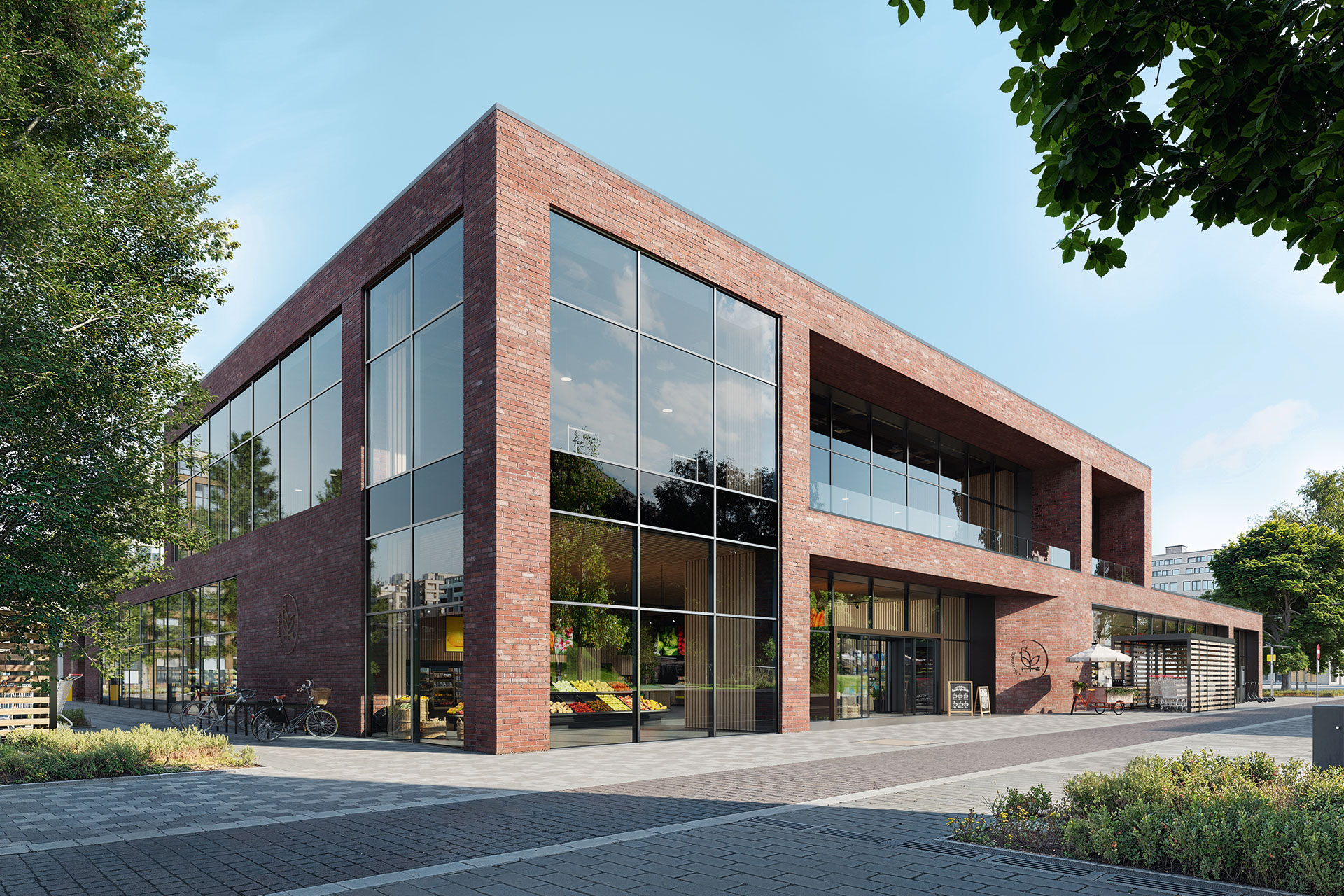Moderne Fassade