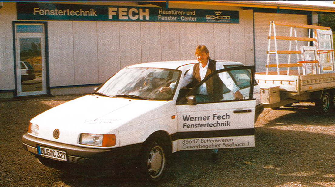 Die Firma Fech GmbH & Co. KG wurde 1989 durch den Geschäftsführer Werner Fech in Buttenwiesen gegründet. Der Betrieb vertrieb bis 1996 Fenster und Türen im Neubau und Sanierungsbereich.